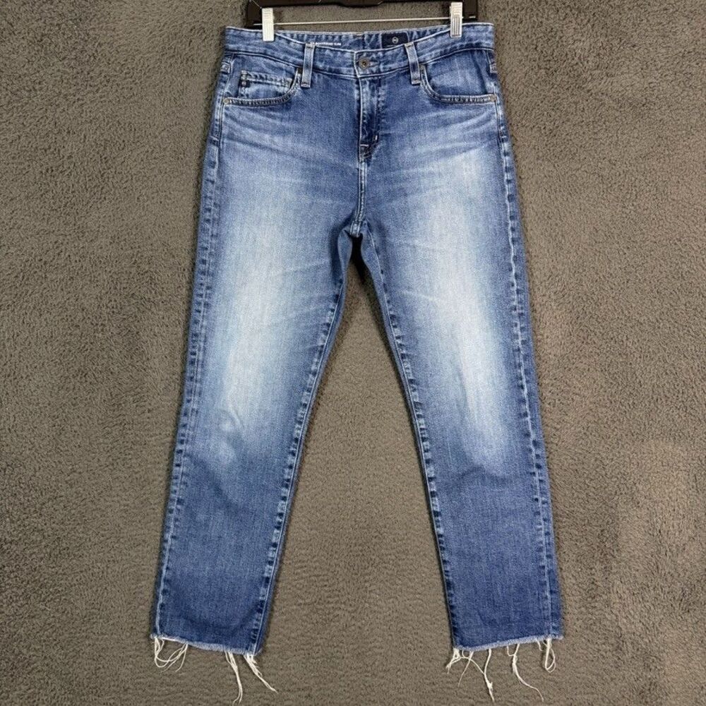 AG Adriano Goldschmied Jeans Womens 28R Blue Ex Boyfriend Slouchy Slim Stretch